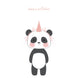 Cute Panda In Pink Party Hat Happy Birthday