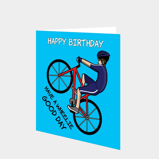 Wheelie Good Day Card