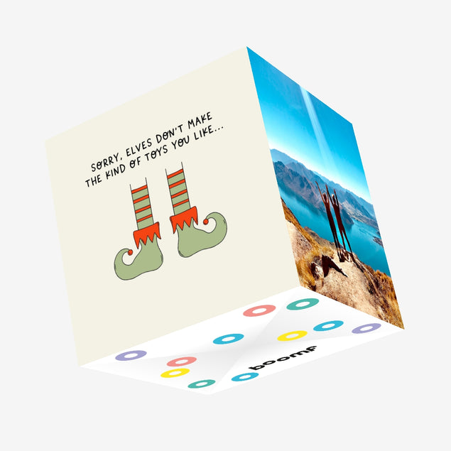 Sorry, Elves Don't Make The Kind Of Toys You Like Christmas Confetti-exploding Greetings Card