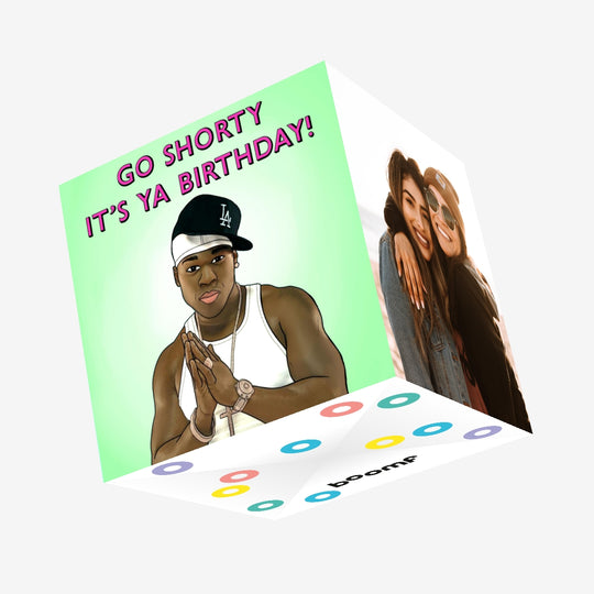 Go Shorty Confetti-exploding Greetings Card