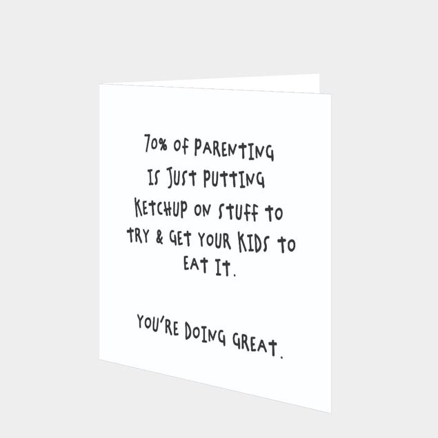 Parenting Ketchup Card