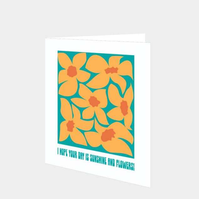 Sunshine And Flowers Card