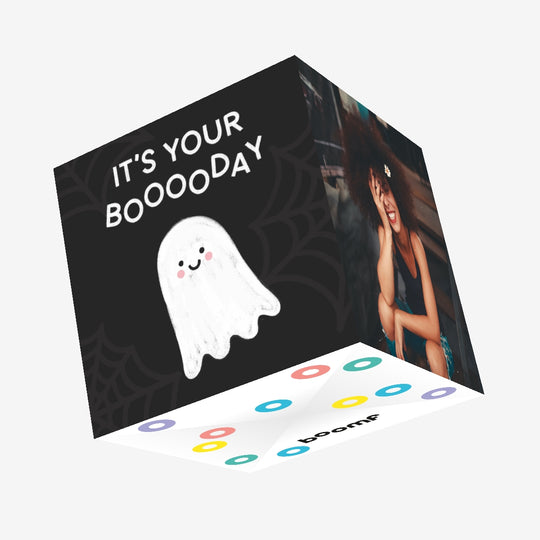Cute Halloween Birthday Confetti-exploding Greetings Card