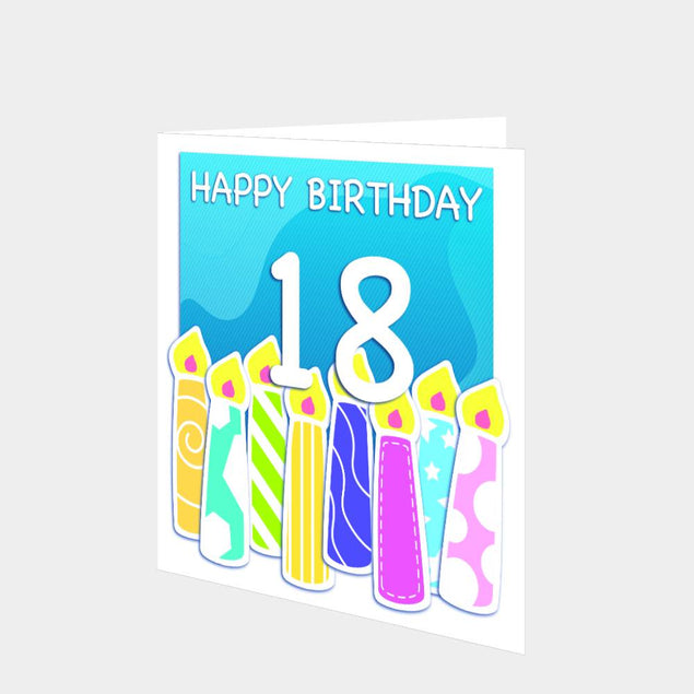 Happy 18th Birthday Card