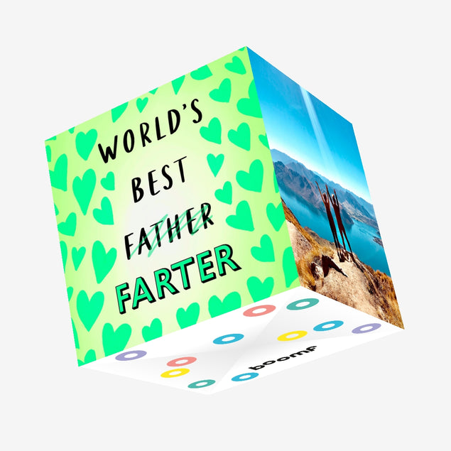 World's Best Farter Confetti-exploding Greetings Card
