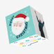 Santa Christmas Confetti-exploding Greetings Card