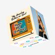 Retro TV Happy 60th Birthday My Amazing Brother-In-Law Confetti-exploding Greetings Card