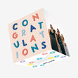Congratulations Confetti-exploding Greetings Card