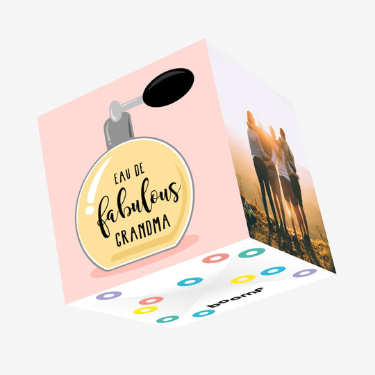 Eau de Fabulous Grandma Confetti-exploding Greetings Card
