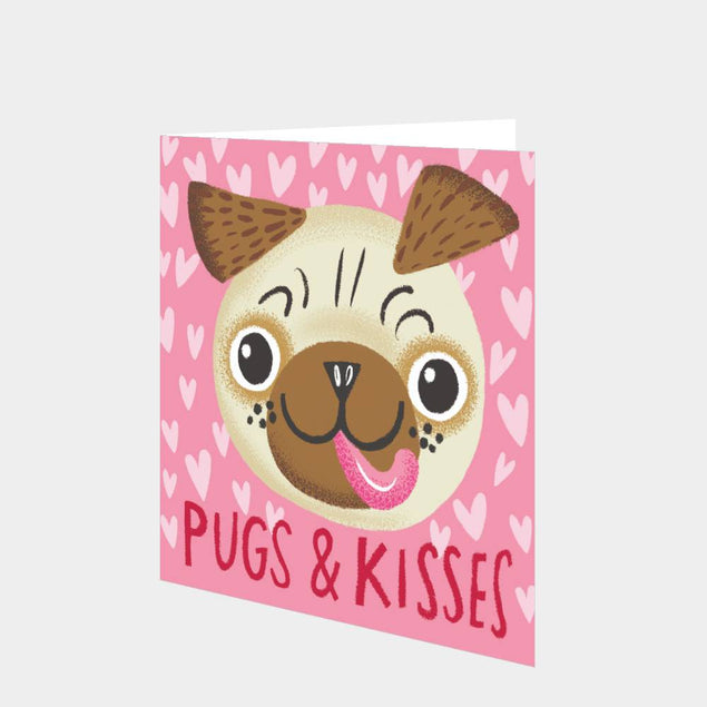Pugs & Kisses Card