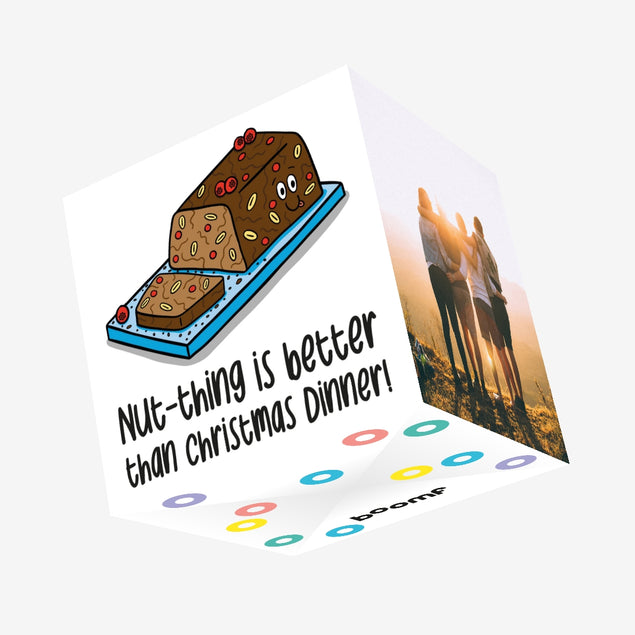 Nut-thing Better Than Christmas Dinner Confetti-exploding Greetings Card