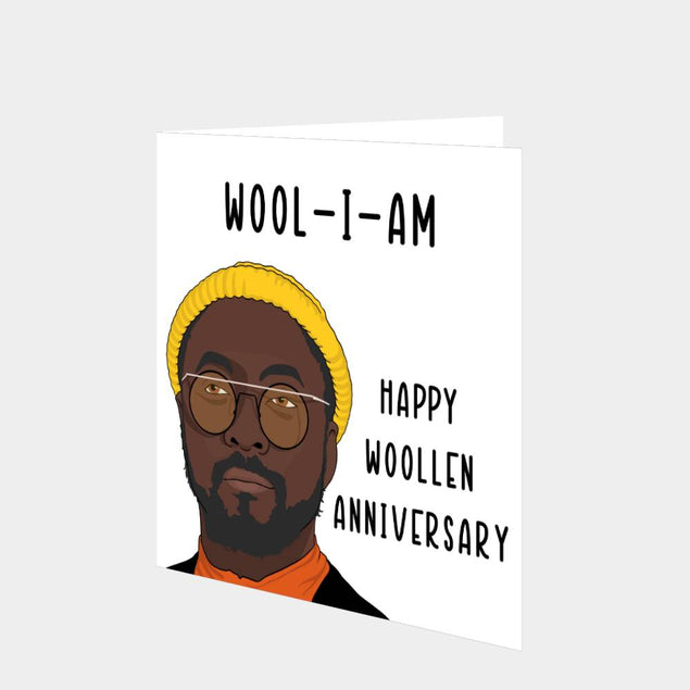 Happy Woollen Anniversary Card