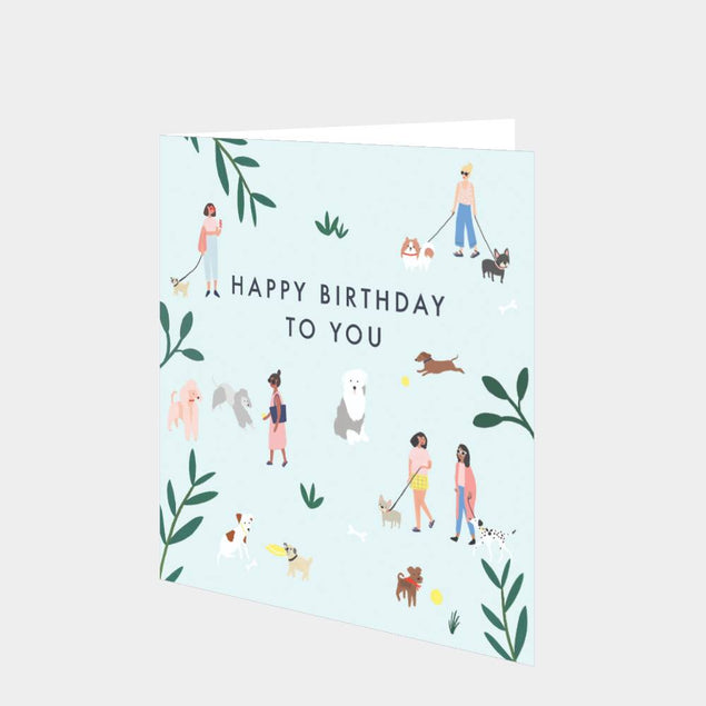 Dogs Happy Birthday Card