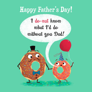 Donut Fathers Day Card - 1