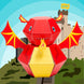 Dragon 3D Pop-up Confetti Wild Card
