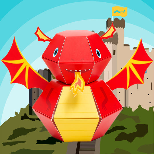 Dragon 3D Pop-up Confetti Wild Card