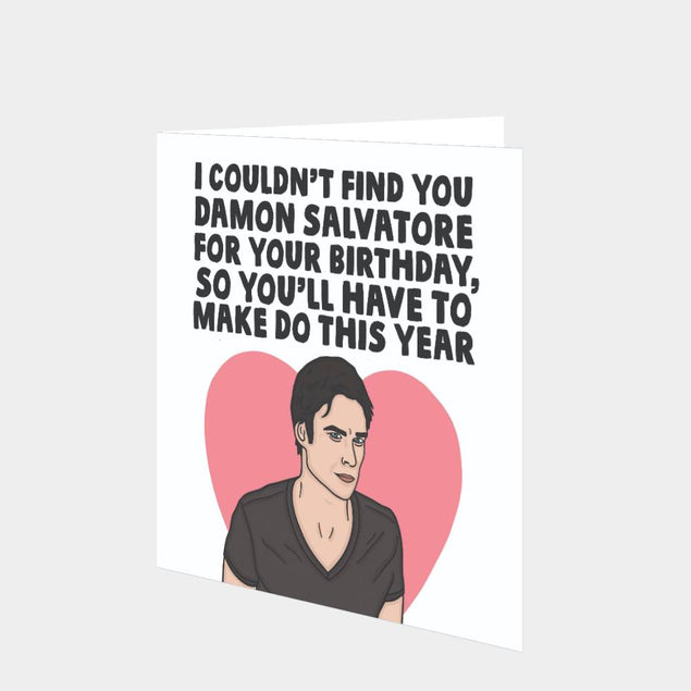Damon Salvatore Card – Boomf