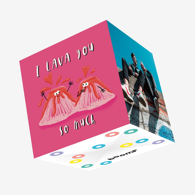 I Lava You So Much Confetti-exploding Greetings Card