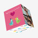 Cute Birds Tweet-Heart Anniversary Confetti-exploding Greetings Card