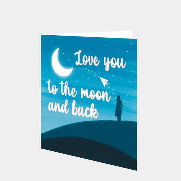 To The Moon And Back Card