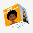 Happy Mother's Day Gorgeous - Yellow Confetti-exploding Greetings Card
