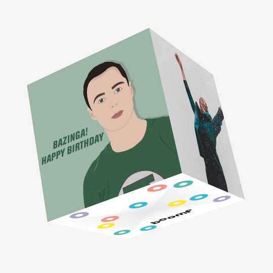 Sheldon Birthday Confetti-exploding Greetings Card