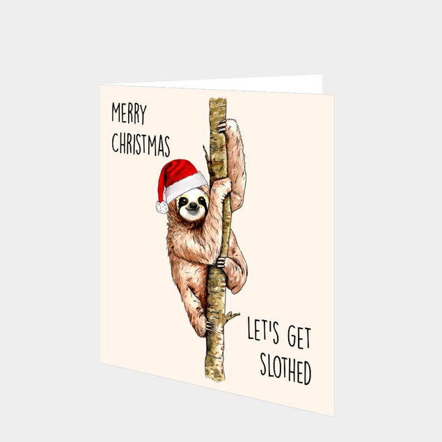 Let's Get Slothed Card