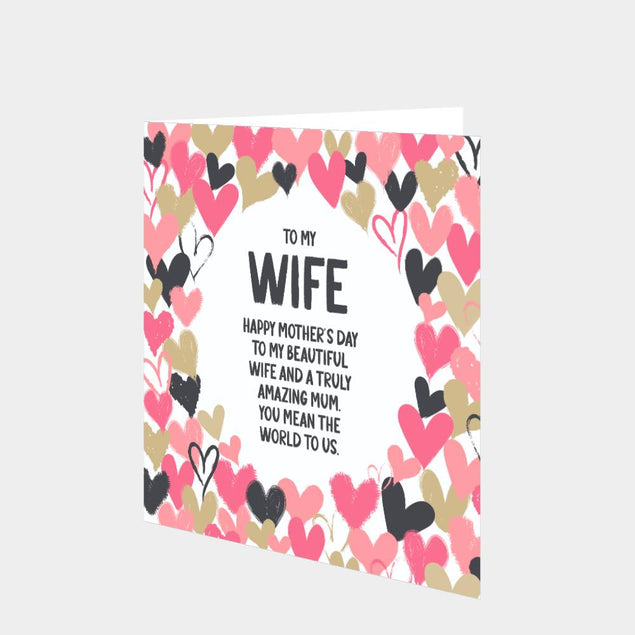 You Mean The World To Us Card