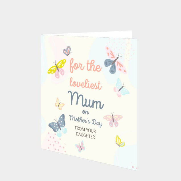 For The Loveliest Mum On Mother's Day Card