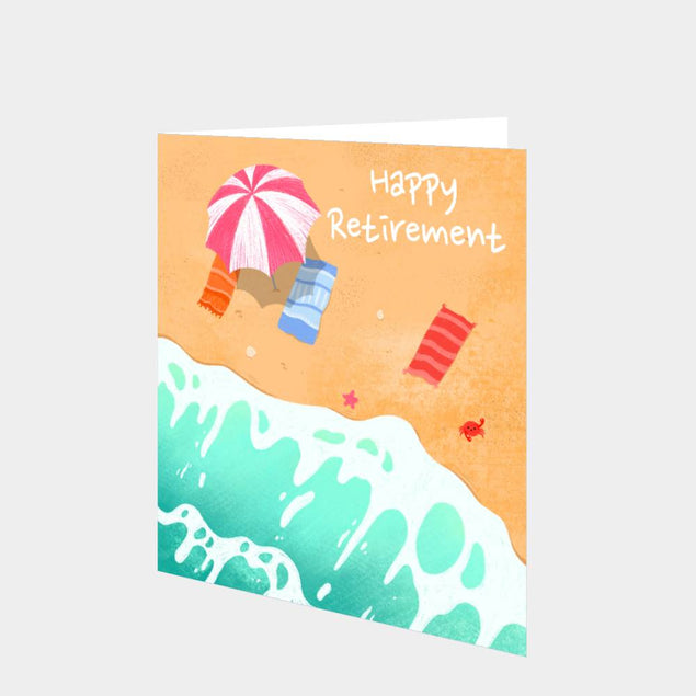 Happy Retirement Beautiful Beach Card – Boomf