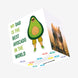 Dad Best Avocado In The World Confetti-exploding Greetings Card