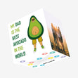 Dad Best Avocado In The World Confetti-exploding Greetings Card