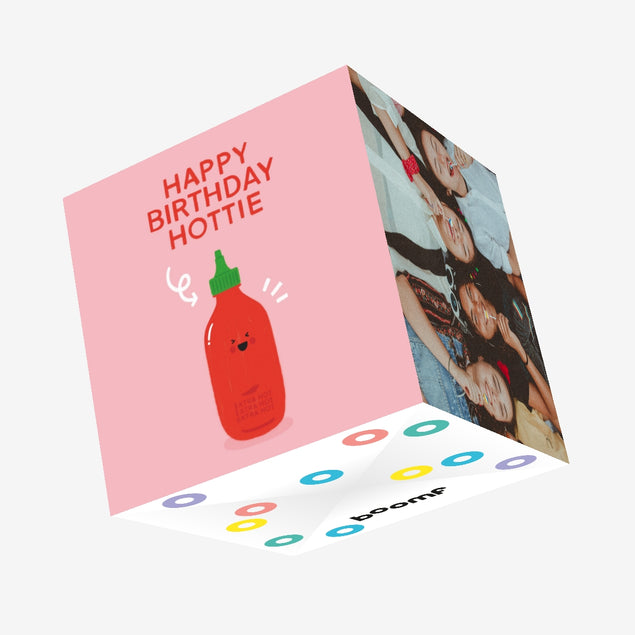 Happy Birthday Hottie Confetti Exploding Greetings Card Boomf