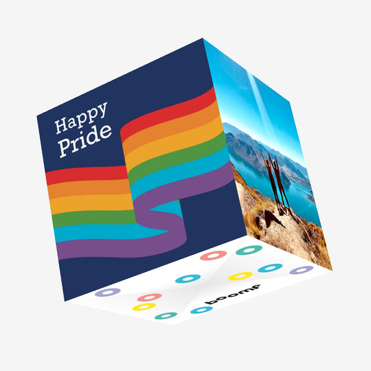 Happy Pride Flag Confetti-exploding Greetings Card