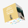 Happy Birthday Little Sausage Confetti-exploding Greetings Card