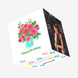 Flower Bouquet Happy Birthday Confetti-exploding Greetings Card