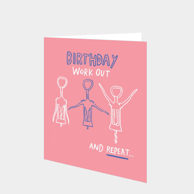 Birthday workout Card