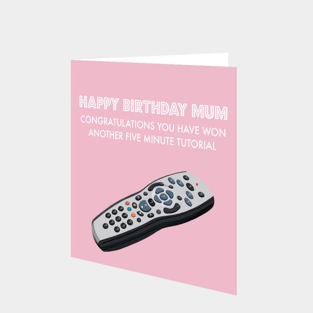 Five Minute Remote Tutorial Card