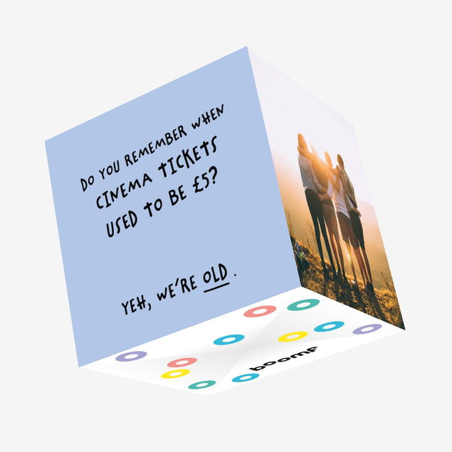 Cinema Tickets Confetti-exploding Greetings Card