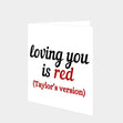 Loving You Is Red Card
