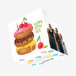 Happy Birthday Donut Confetti-exploding Greetings Card