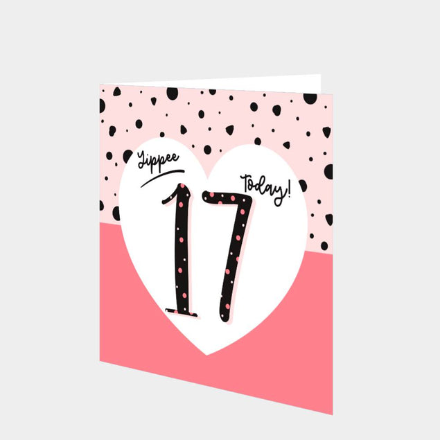 Yippee 17 Today! Birthday Card