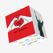 To The One I Love Heart Hands Valentine's Day Confetti-exploding Greetings Card