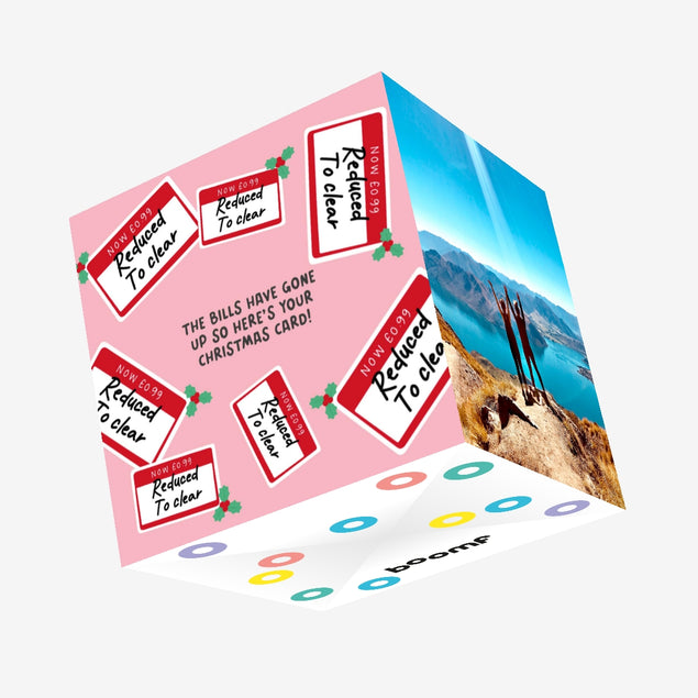 Reduced To Clear Christmas Confetti-exploding Greetings Card