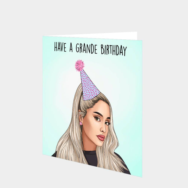 Ariana Grande Birthday Card
