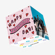 Happy Valentines Day Confetti-exploding Greetings Card