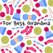 For Best Grandma Knitting Card