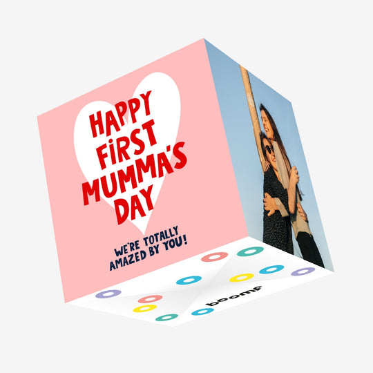 First Mumma’s Day Mother’s Day Confetti-exploding Greetings Card