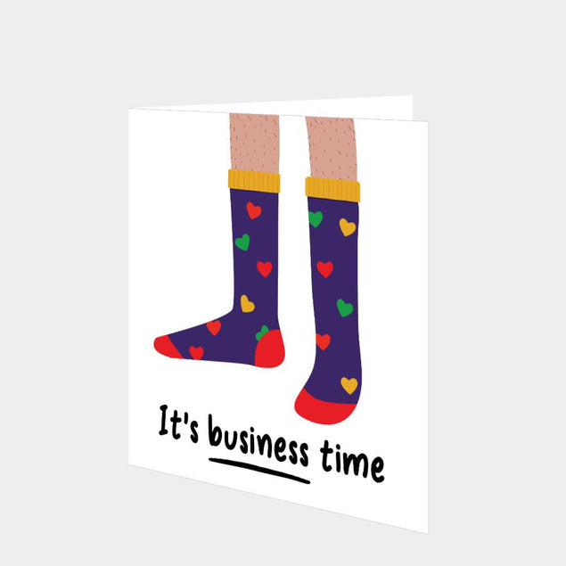 It's Business Time Card