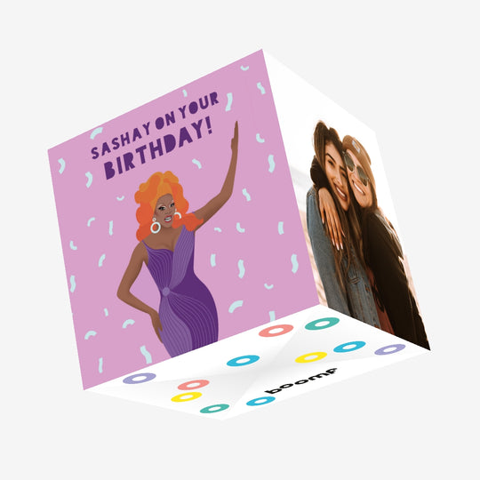 Ru Paul Drag Race Sashay Away Birthday Confetti-exploding Greetings Card